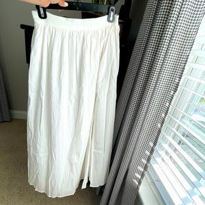 Lulu’s White Maxi Skirt - Midsummer Memories - Mid-rise - XS